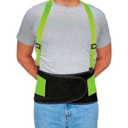 ALLEGRO INDUSTRIES Allegro 7178-01 Economy Hi-Viz Back Belt, Small 7178-01